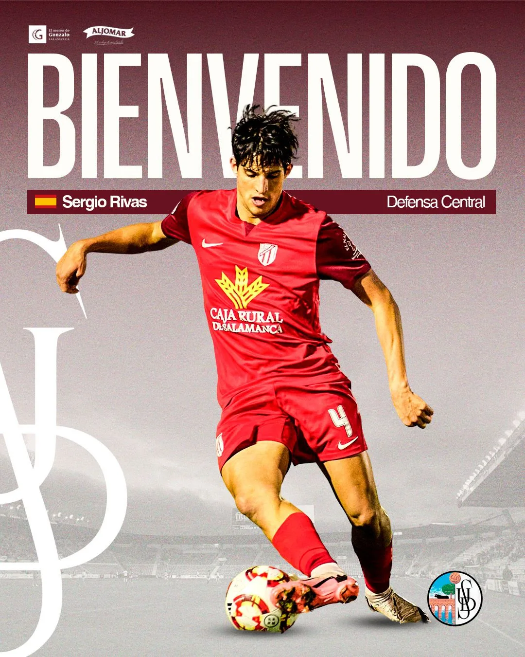 Salamanca UDS ficha al central Sergio Rivas