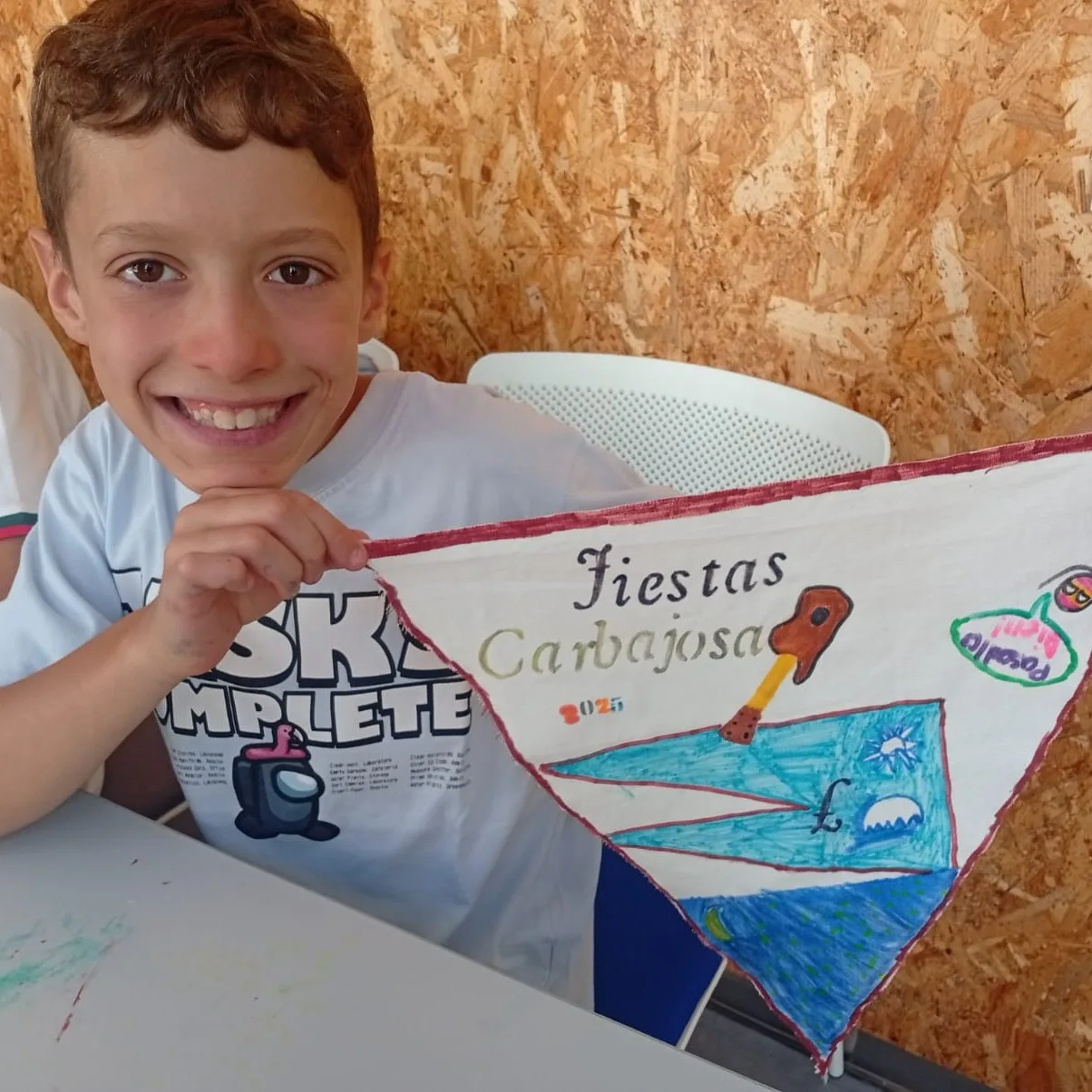 Iniciativa Infantil en Carbajosa de la Sagrada: "¡Ponle tu color a San Roque!"