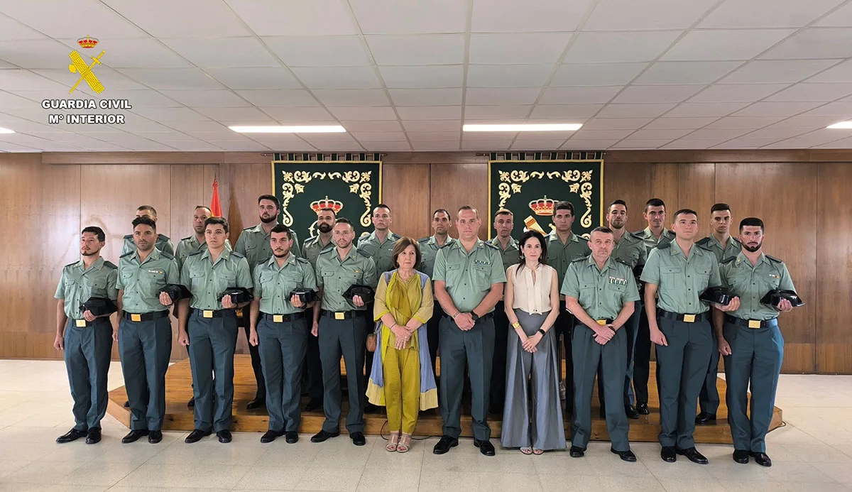 La Comandancia de Salamanca recibe a 19 guardias civiles alumnos que realizarán sus prácticas en la provincia