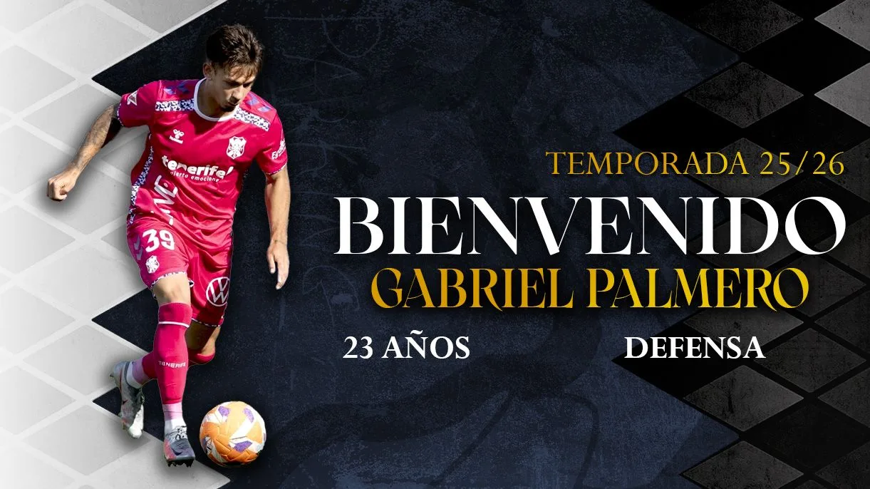 El lateral del CD Tenerife Gabri Palmero jugará cedido en Unionistas CF
