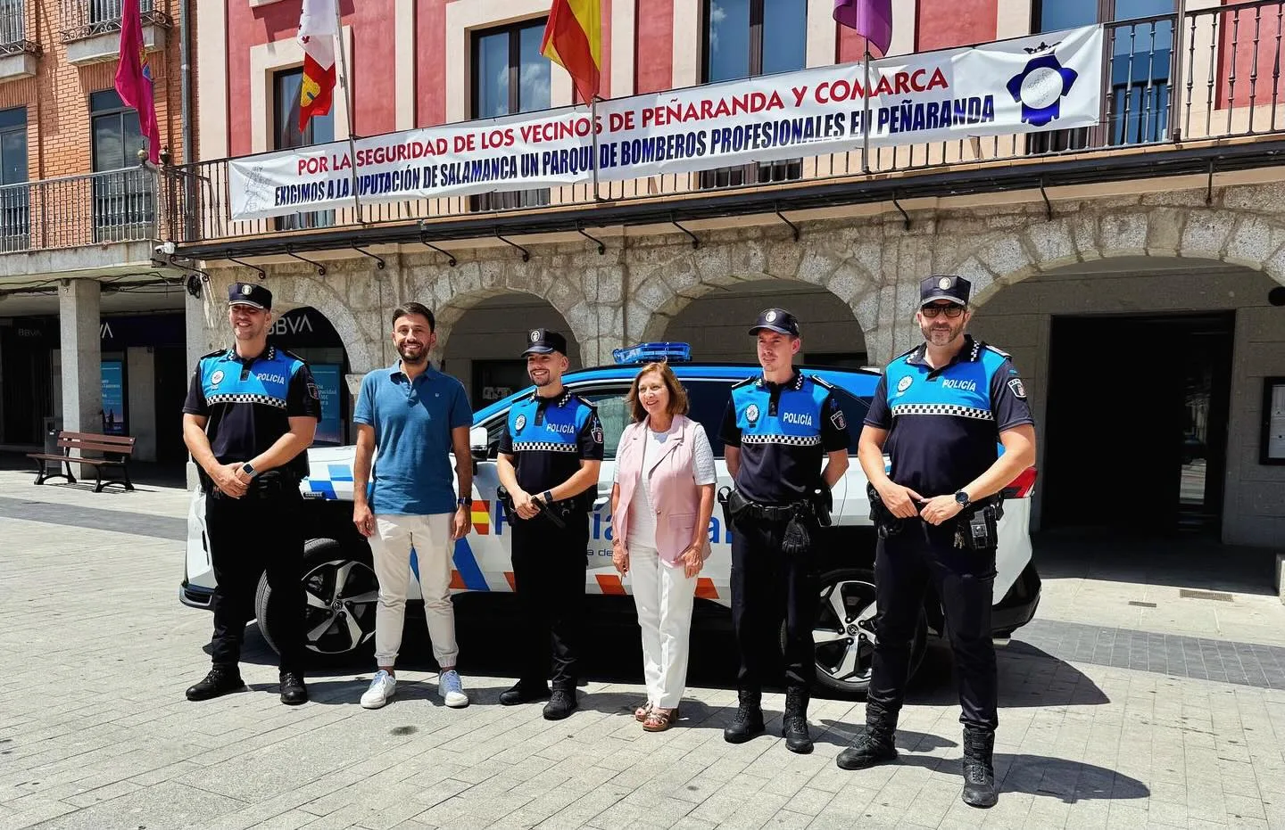 La Policía Local de Peñaranda incorpora a dos nuevos agentes tras completar su formación en Ávila
