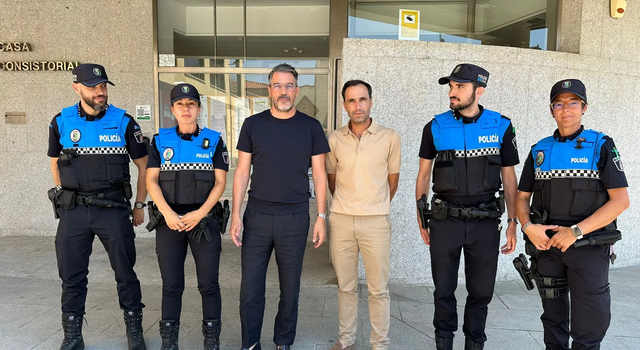 La Policía Local de Villamayor recupera su plantilla completa y refuerza su servicio con turnos de mañana y tarde