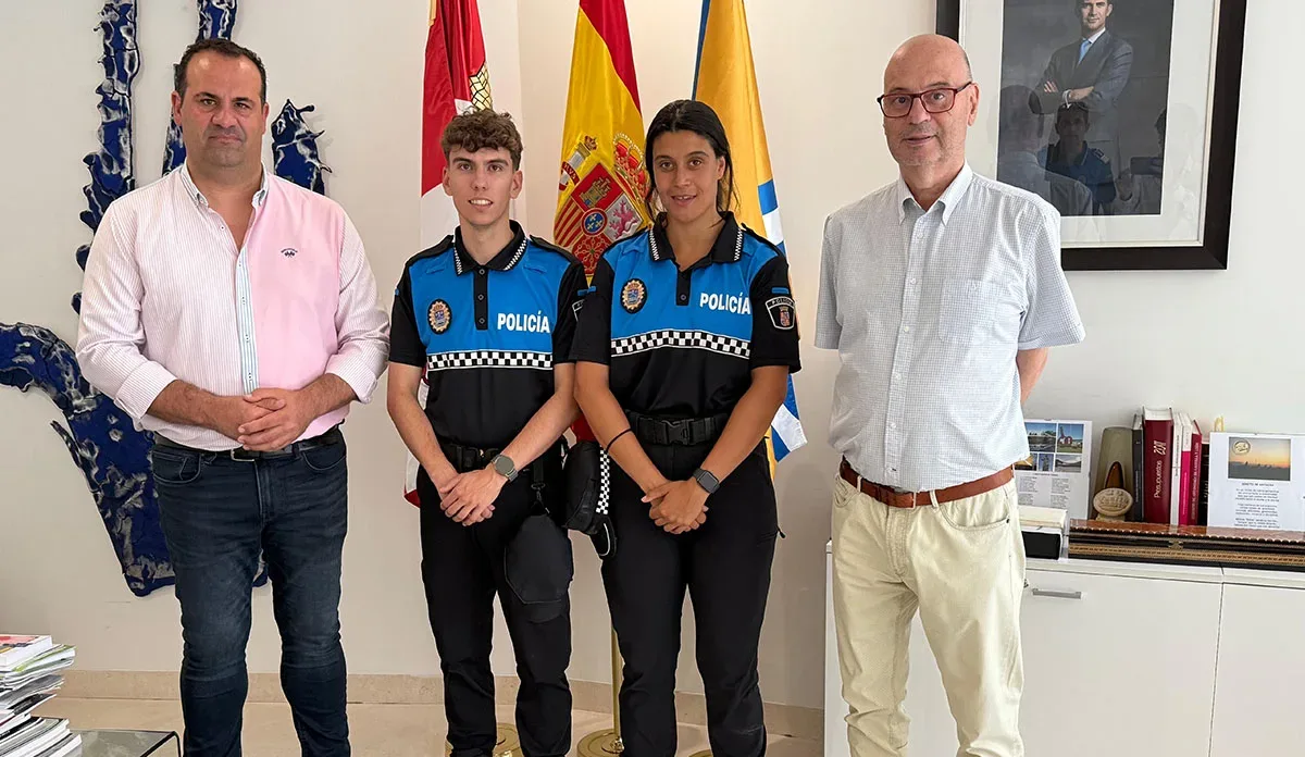 La Policía Local de Santa Marta de Tormes incorpora a dos nuevos agentes y amplía su plantilla