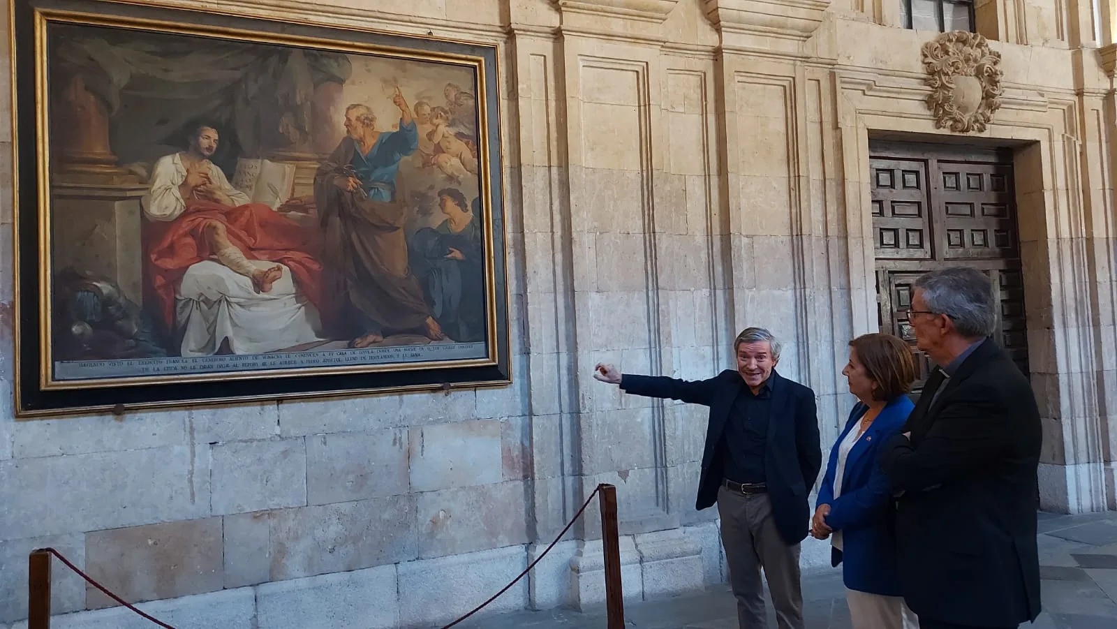 La UPSA y la Fundación Inés Luna Terrero impulsan la restauración de los lienzos de Vita Ignatii