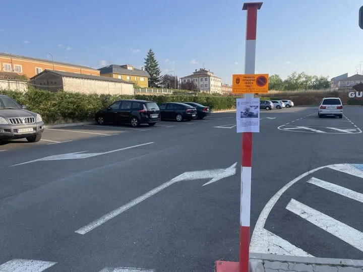 El parking del Jamón reservado para la Vuelta a Guijuelo