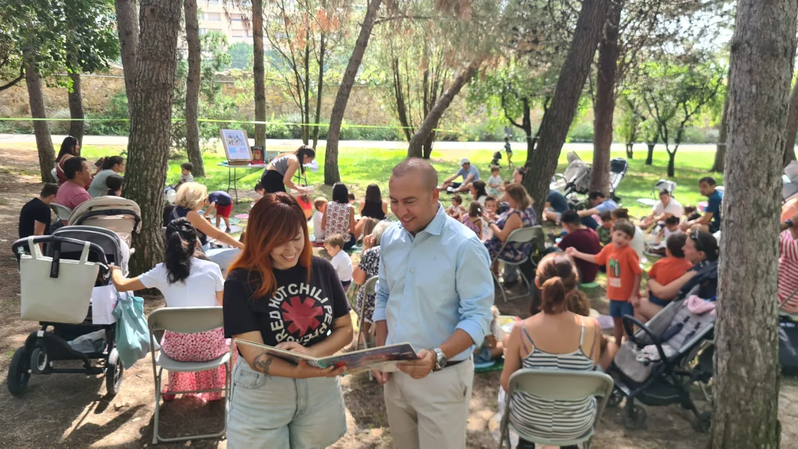Éxito del programa socioeducativo ‘Al aire libro’ en el parque de los Jesuitas de Salamanca