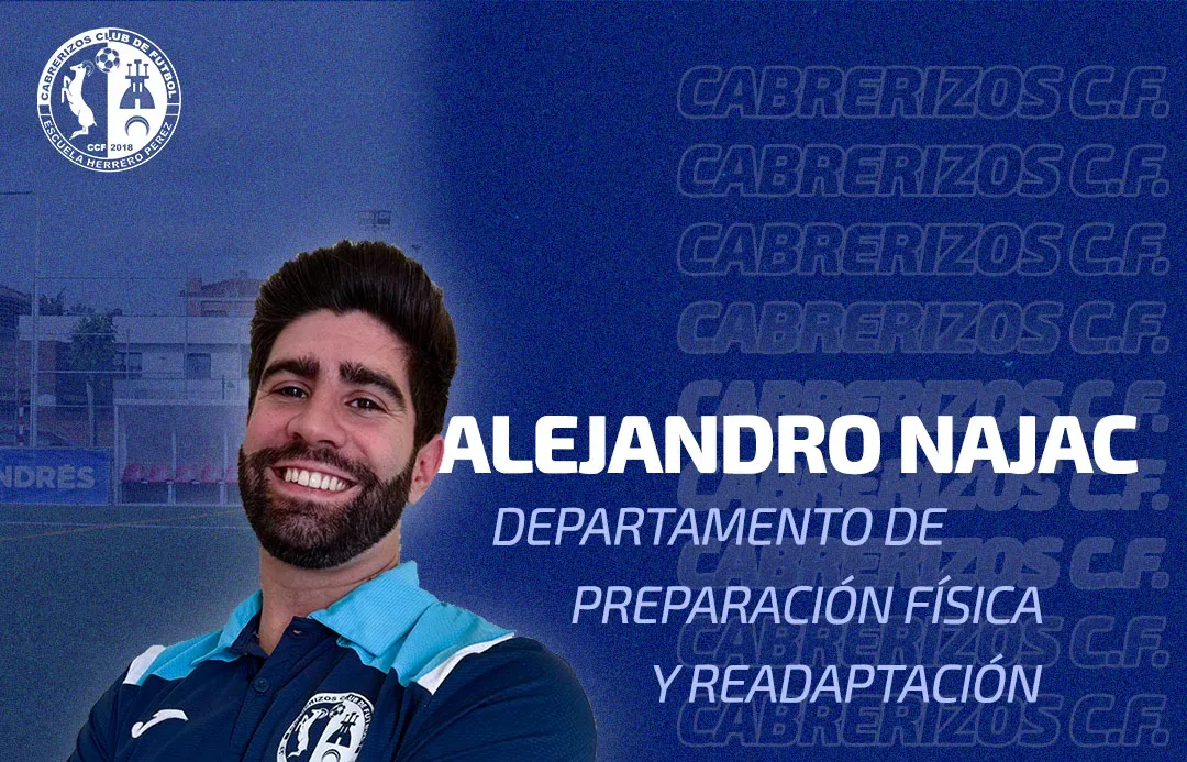 Alejandro Najac se incorpora al Cabrerizos C.F. como responsable de preparación física y readaptación