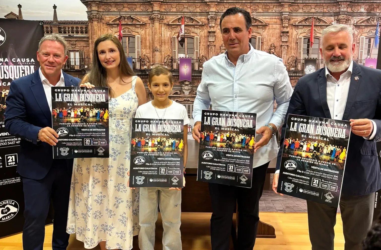 “La Gran Búsqueda”: un musical benéfico a favor de La Sonrisa de M4ría