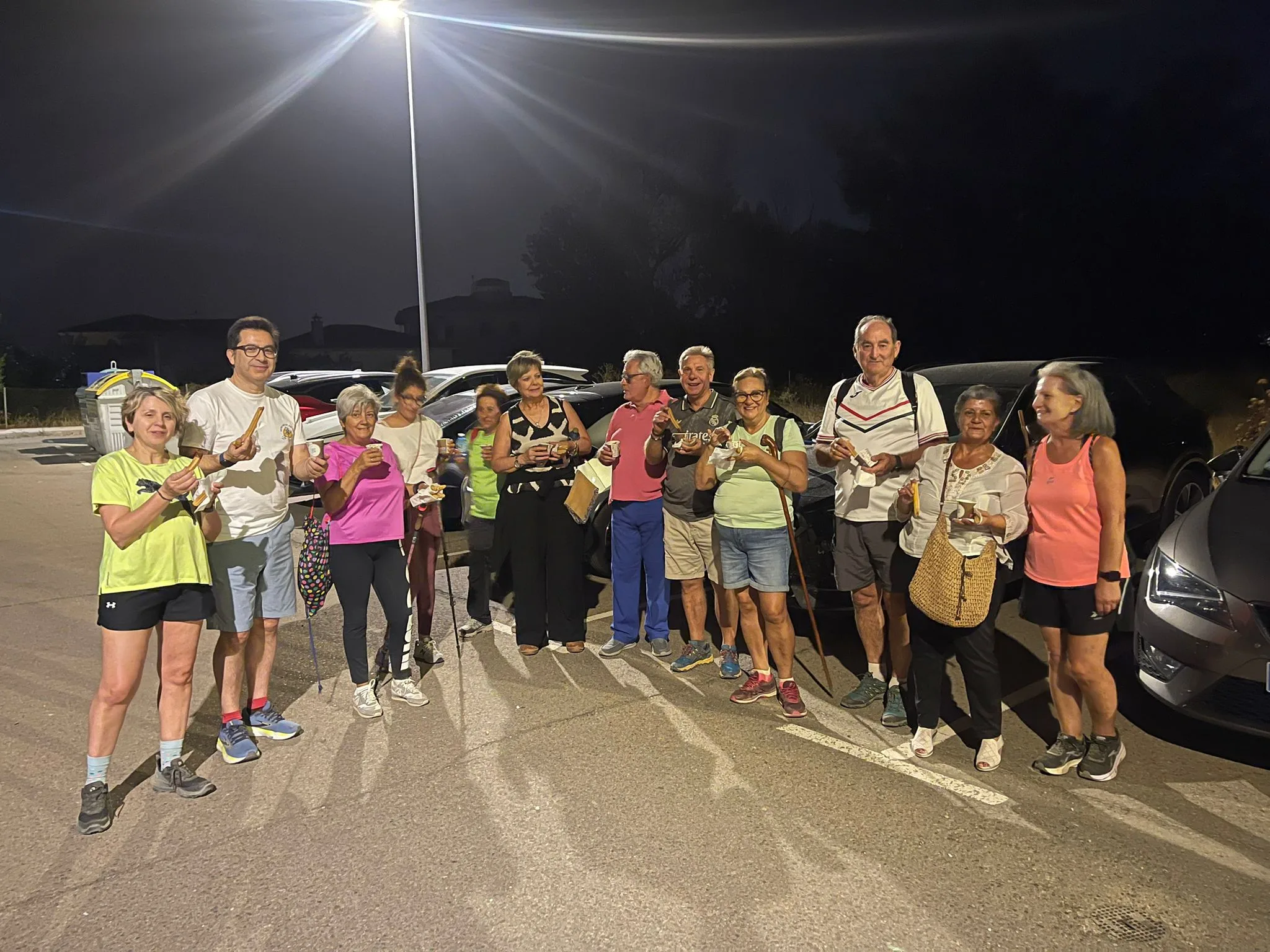 Más de 200 participantes disfrutan de la segunda edición de la Marcha Nocturna de Aldeatejada