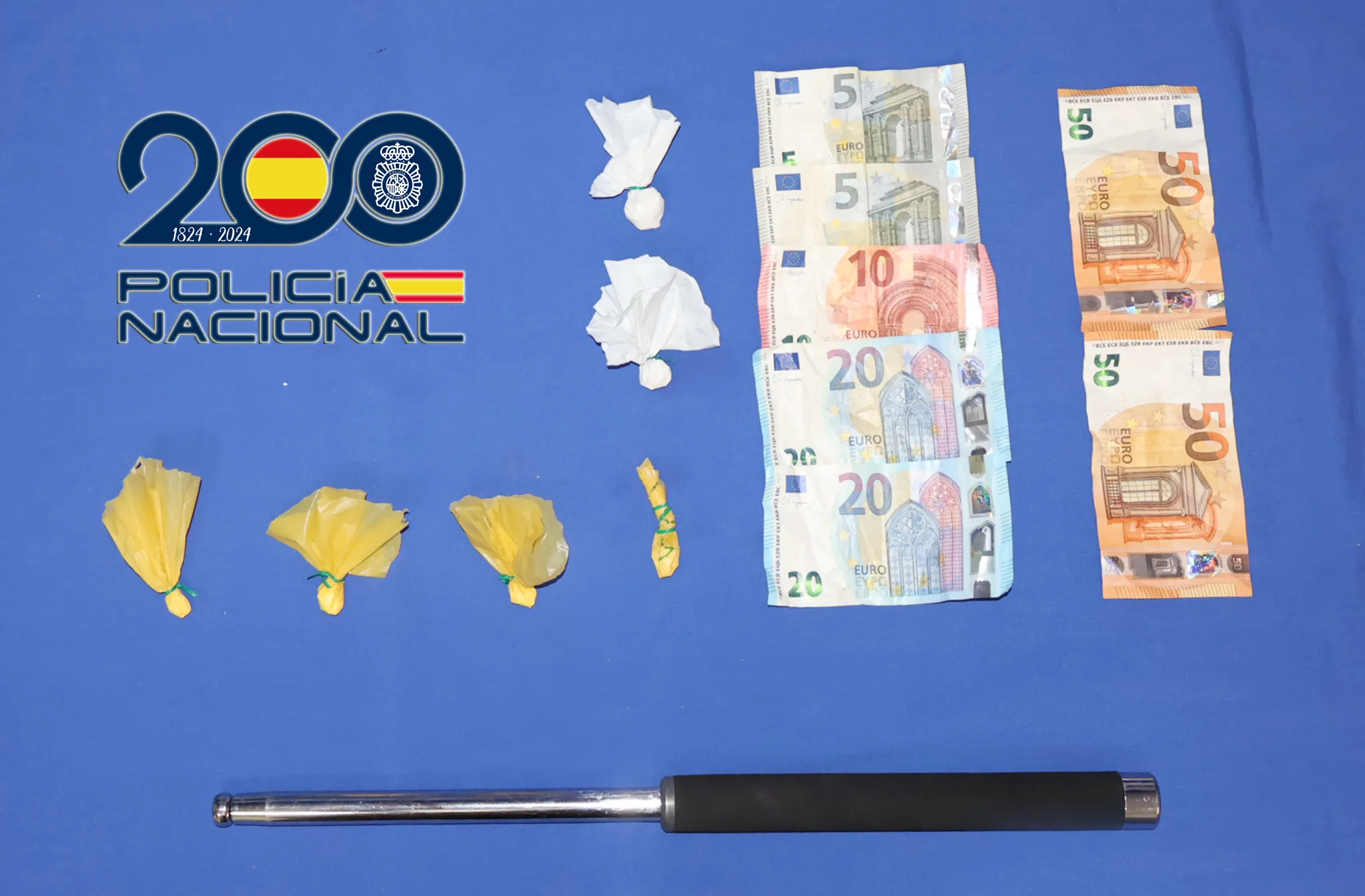 Detenido un varón en la capital por drogas y tenencia de arma prohibida