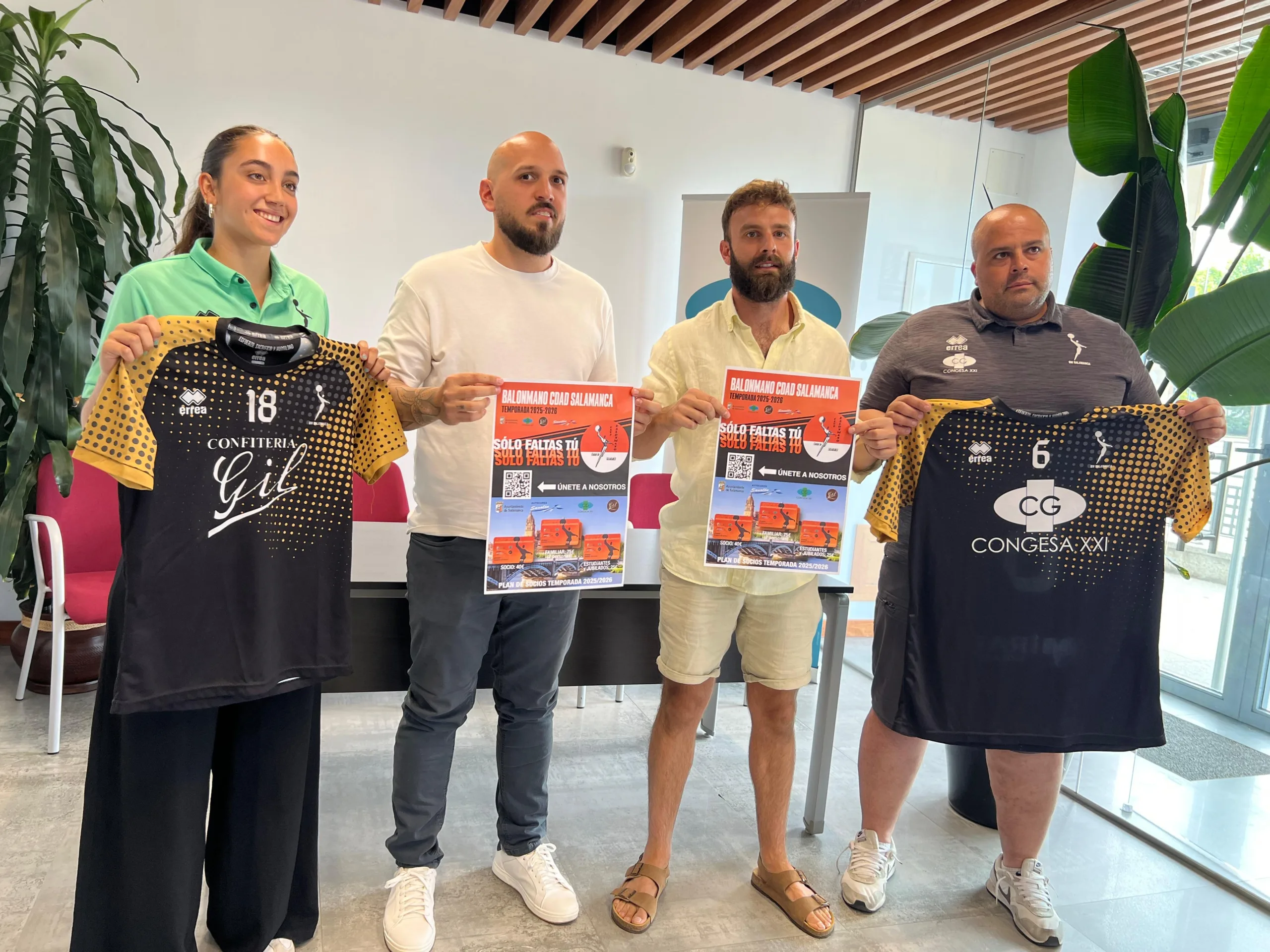 El Balonmano Ciudad de Salamanca lanza su campaña de socios 2025/26