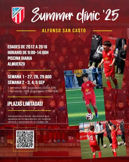 Abiertas las inscripciones para el Summer Clínic de la UD Santa Marta