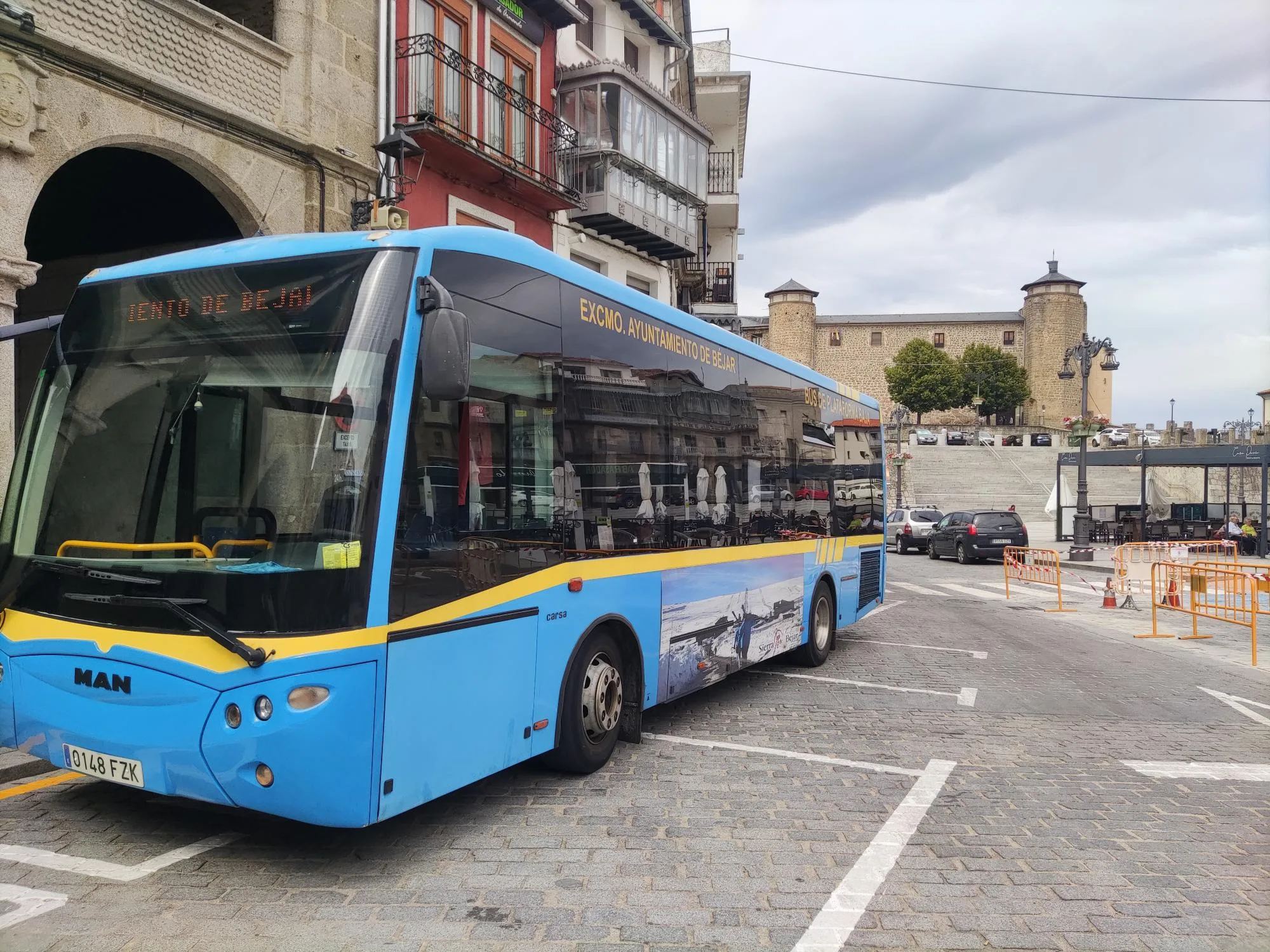 Modificación temporal del recorrido del autobús municipal por obras