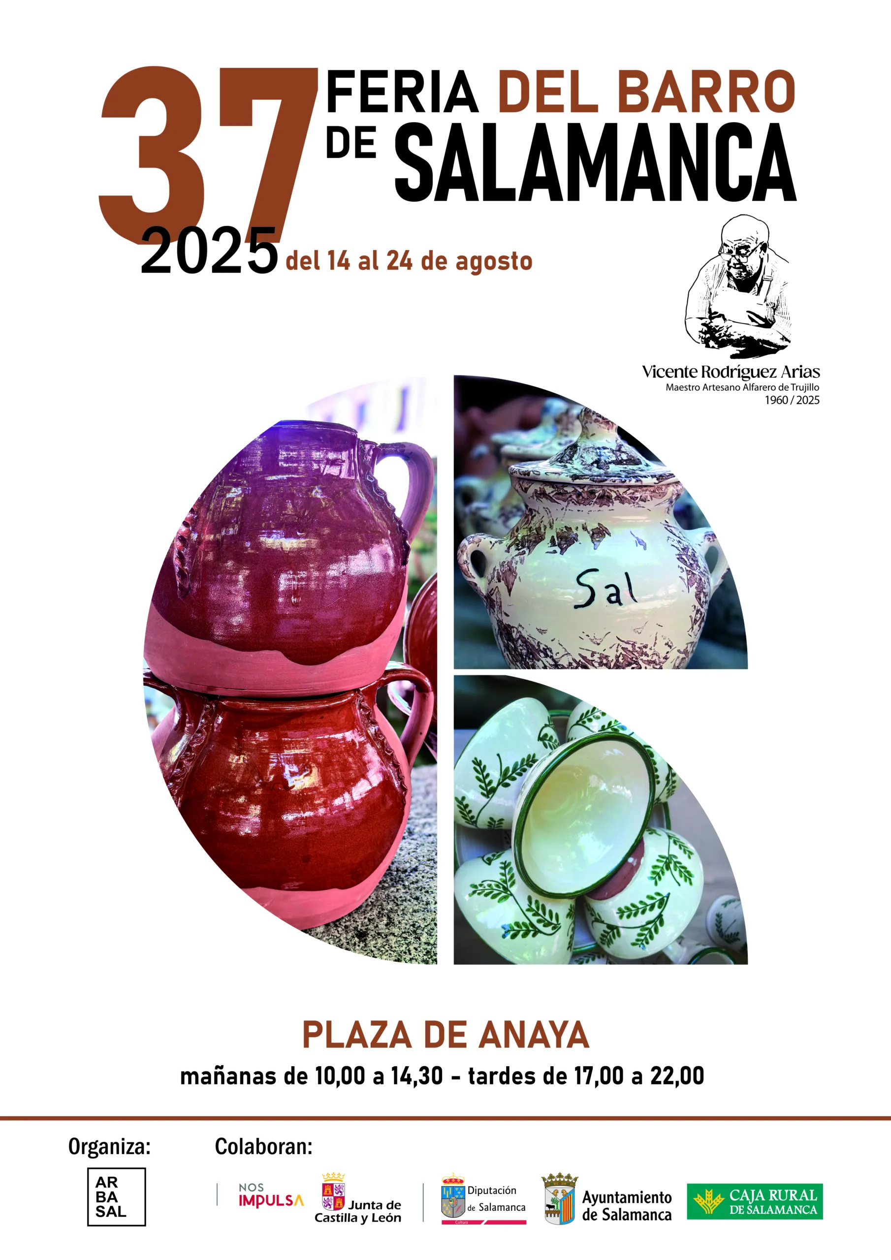 XXXVII Feria del Barro del 14 al 24 de agosto en la Plaza Anaya
