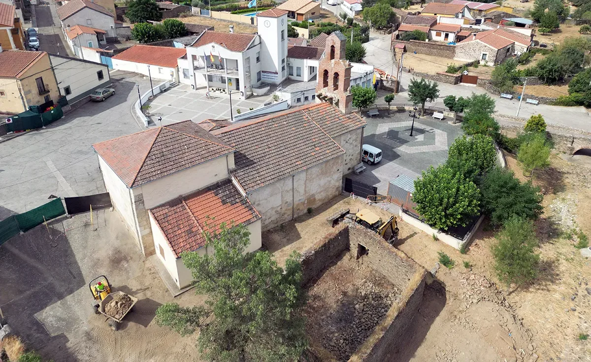 Comienzan las obras del Aula Arqueológica “La Quimera” en la Villa Romana de Saelices El Chico