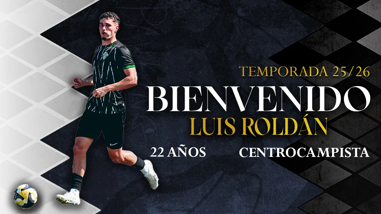 Luis Roldán, cedido por el Elche CF, nueva incorporación