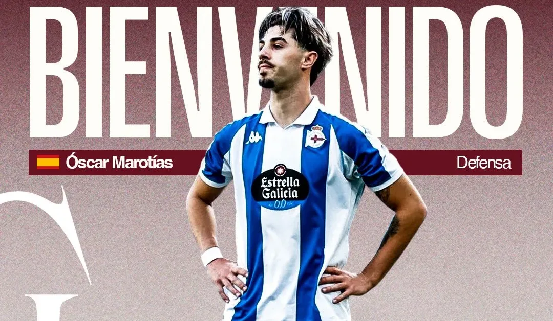 Salamanca UDS ficha al defensa Óscar Marotías, procedente del filial del Deportivo