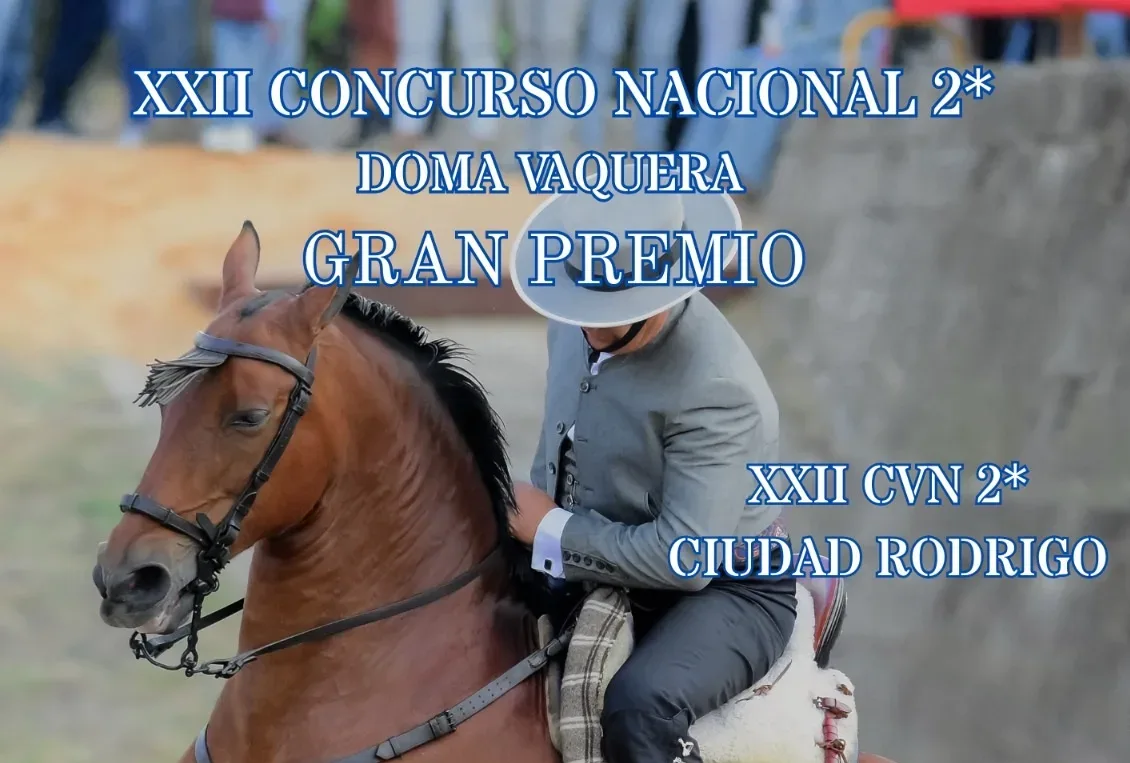 Ciudad Rodrigo acoge el Gran Premio de Doma Vaquera el sábado 20 de septiembre dentro de la Feria del Caballo 2025
