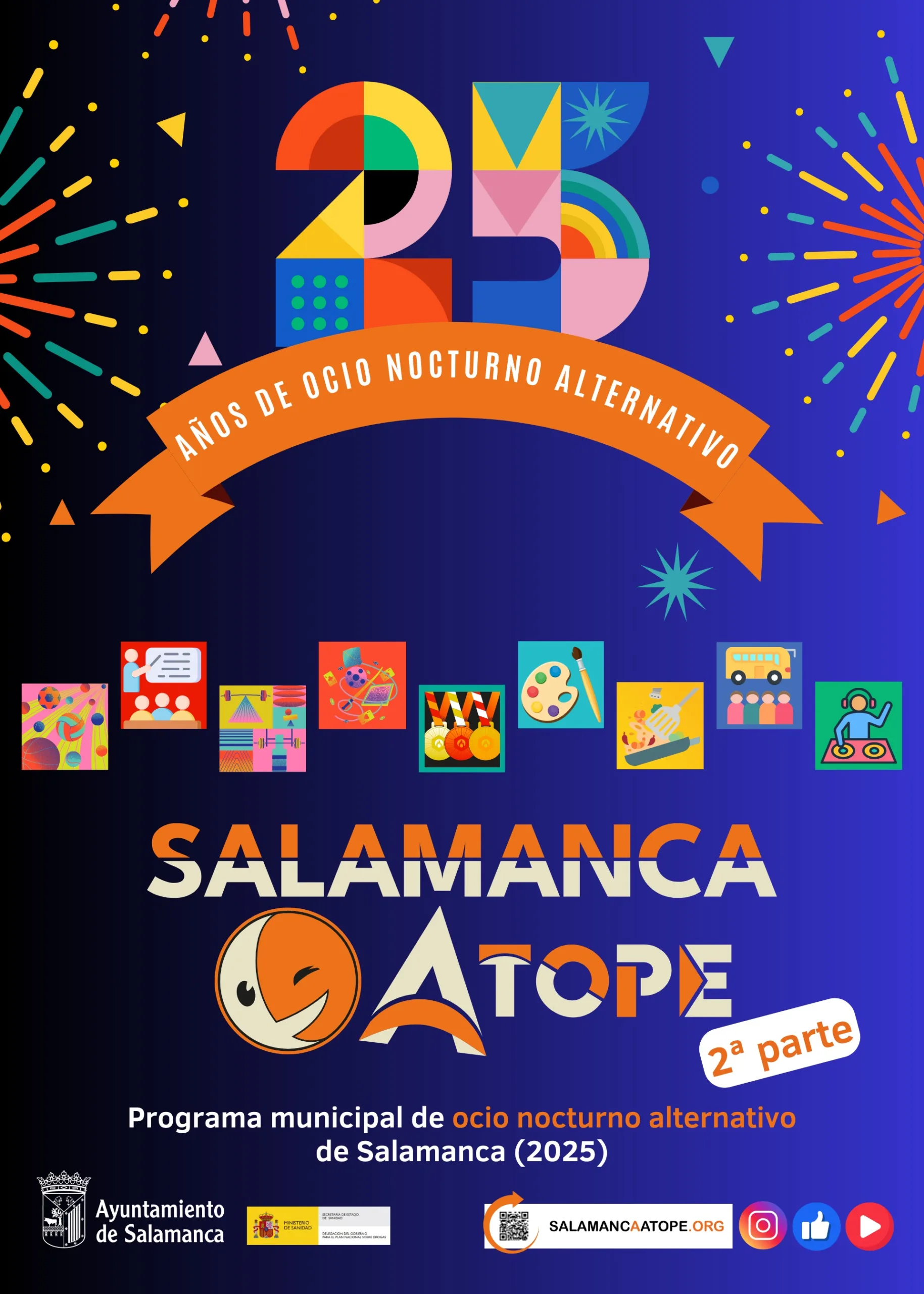 El Ayuntamiento reanuda el 19 de septiembre el programa municipal ‘Salamanca a Tope’ con un total de 72 actividades hasta el 29 de noviembre