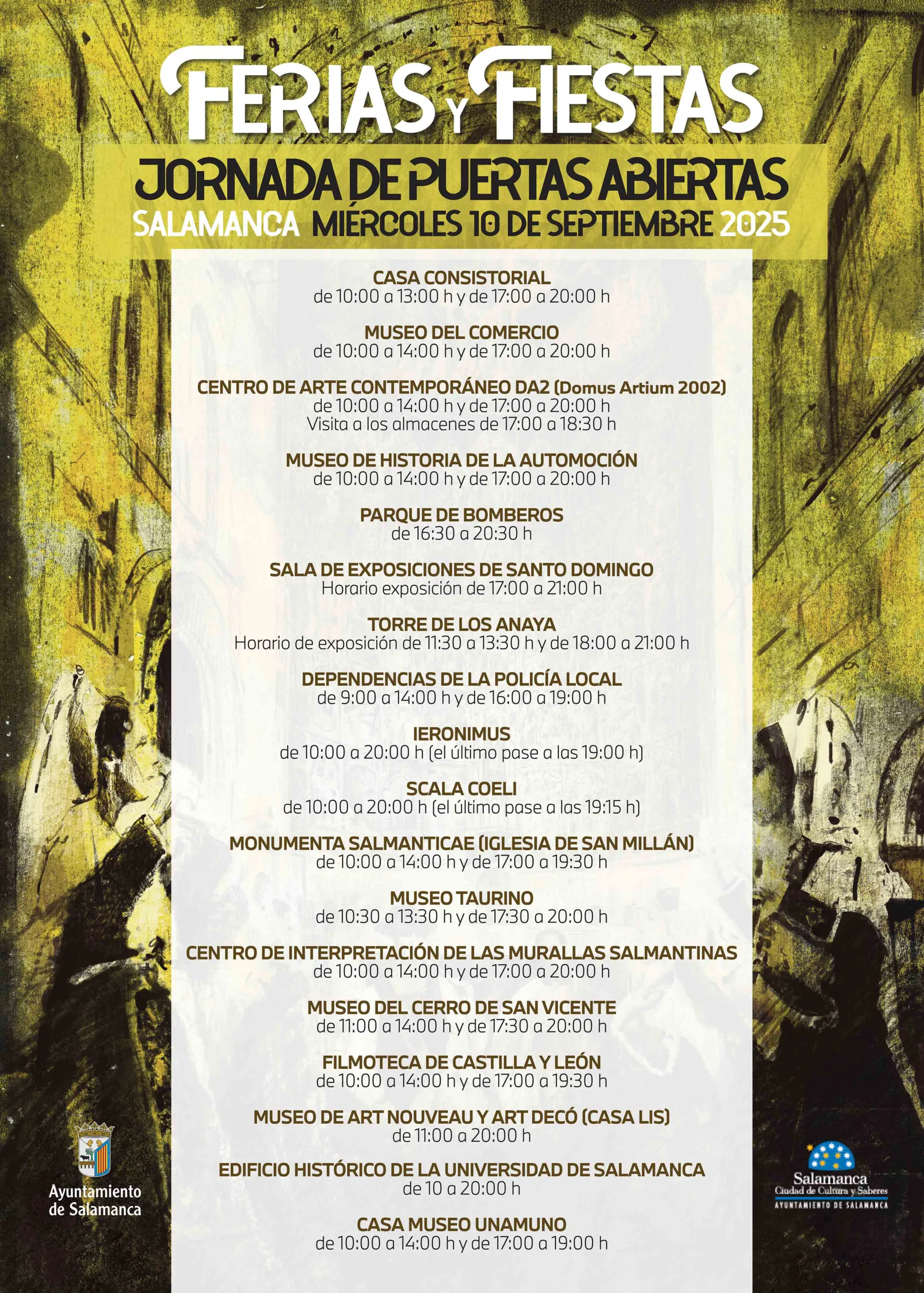Una veintena de espacios culturales e institucionales participan este miércoles en la jornada de puertas abiertas incluida dentro del programa de Ferias y Fiestas