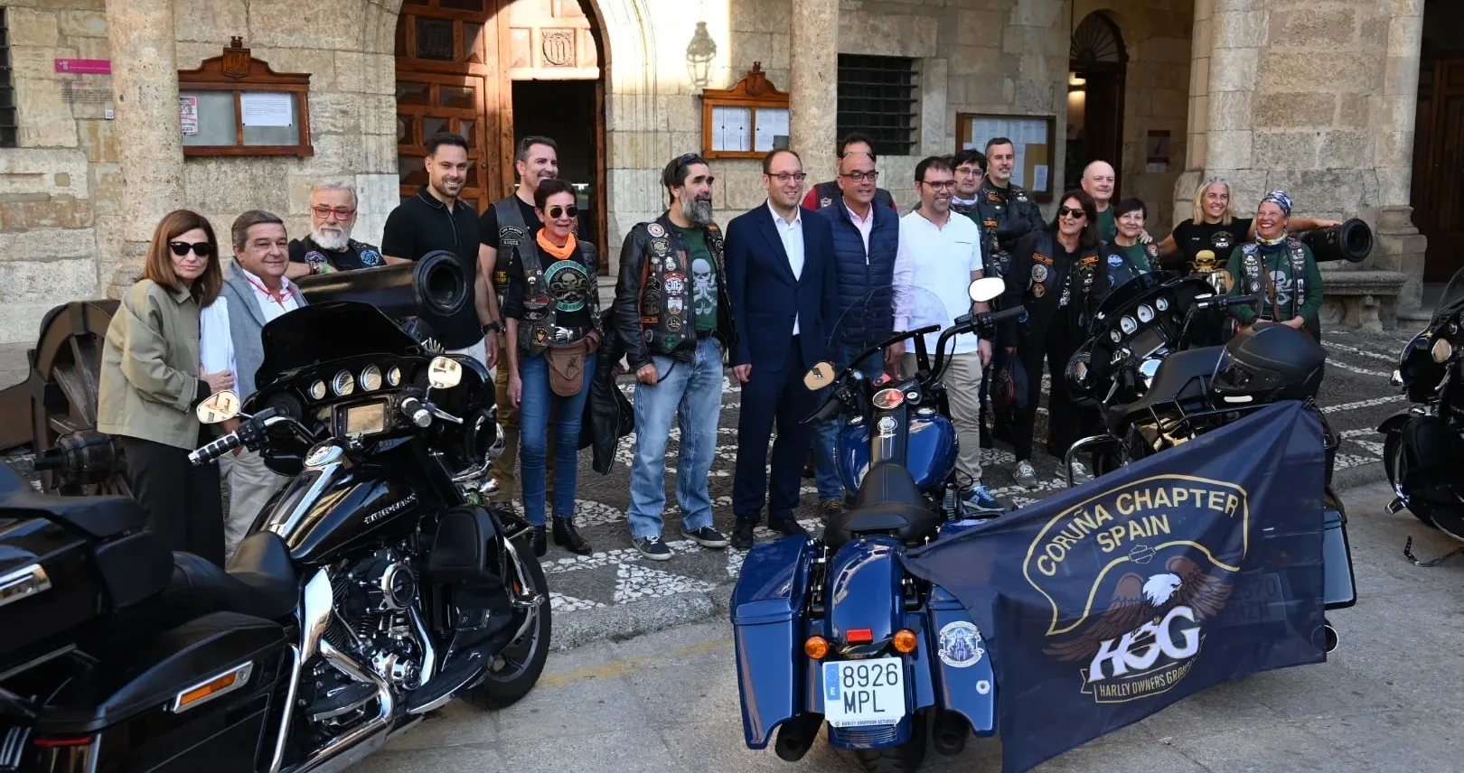 Las Harley Davidson toman la Plaza Mayor de Ciudad Rodrigo