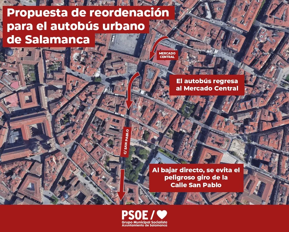 El PSOE reprocha al PP su "improvisación y despilfarro" en la reordenación del tráfico en Salamanca