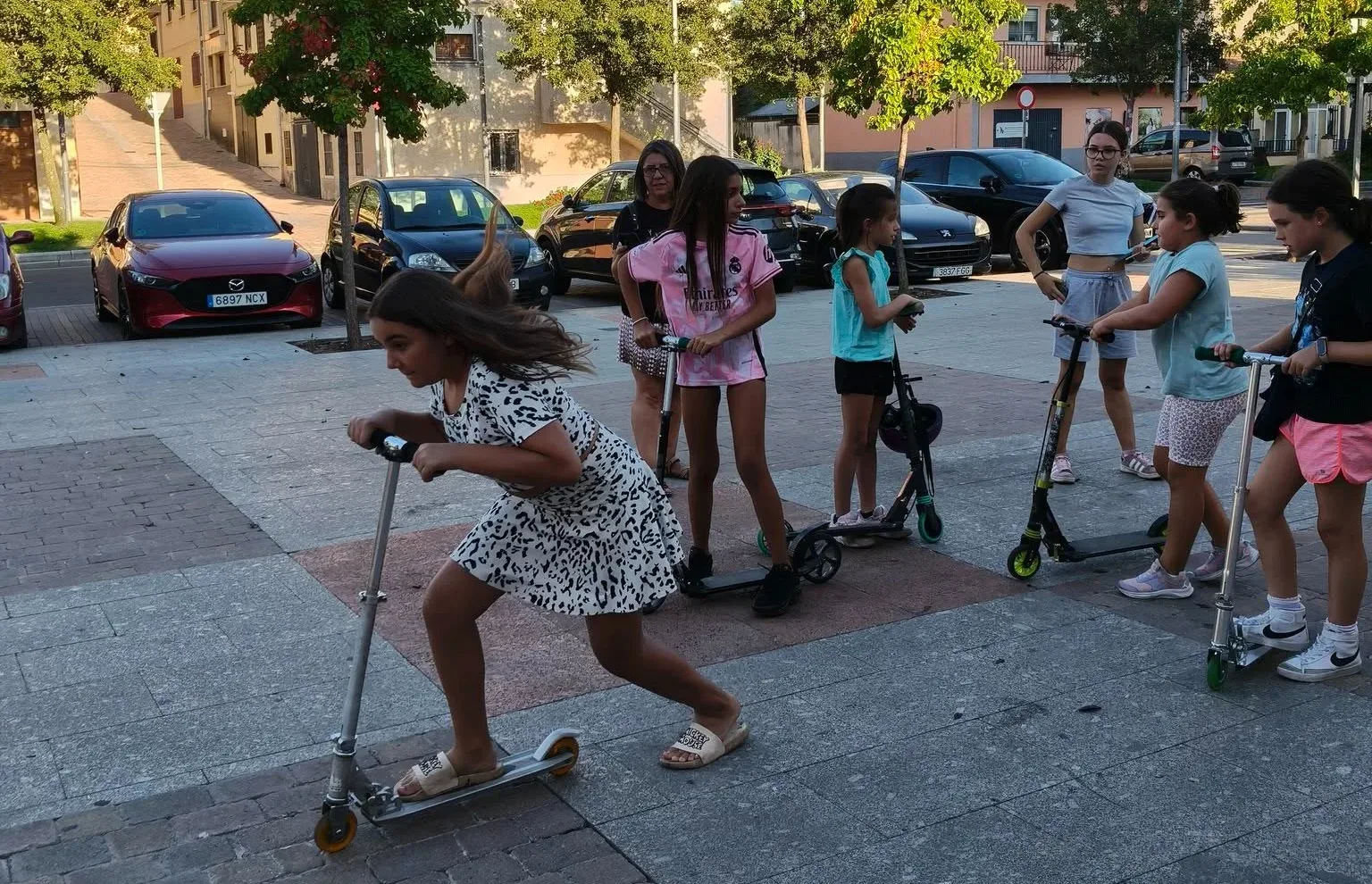 Una yincana de movilidad reúne a los niños de Carbajosa en la Semana Europea de la Movilidad