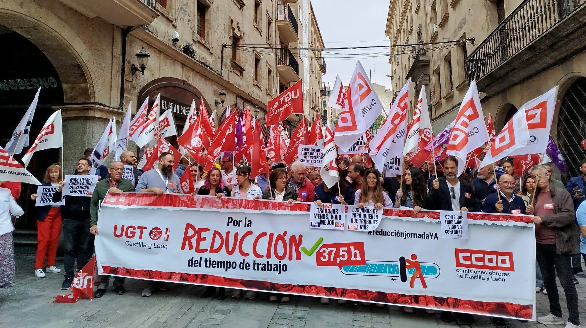 UGT Salamanca defiende la reducción de jornada como medida de justicia social y eficiencia económica