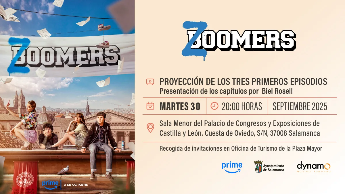 El Palacio de Congresos acoge el preestreno de los tres primeros capítulos de la serie 'Zoomers', rodada en la ciudad