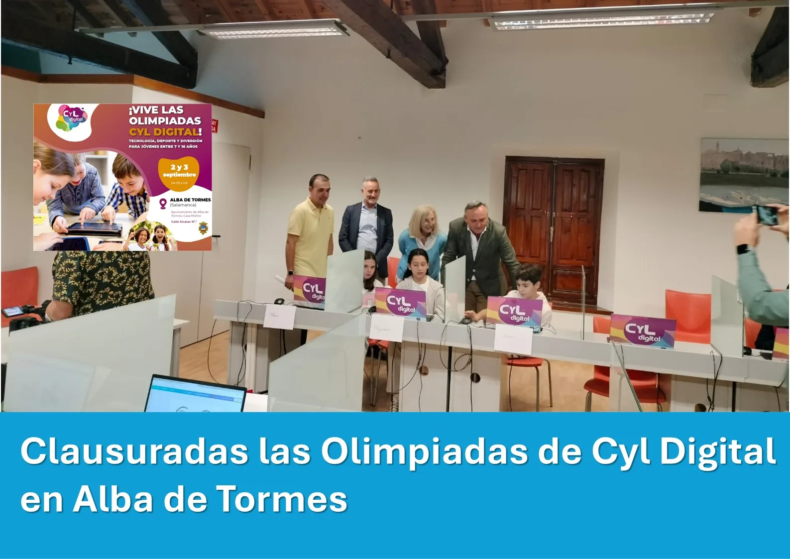 Alba de Tormes acoge la clausura de las Olimpiadas CyL Digital con récord de participación