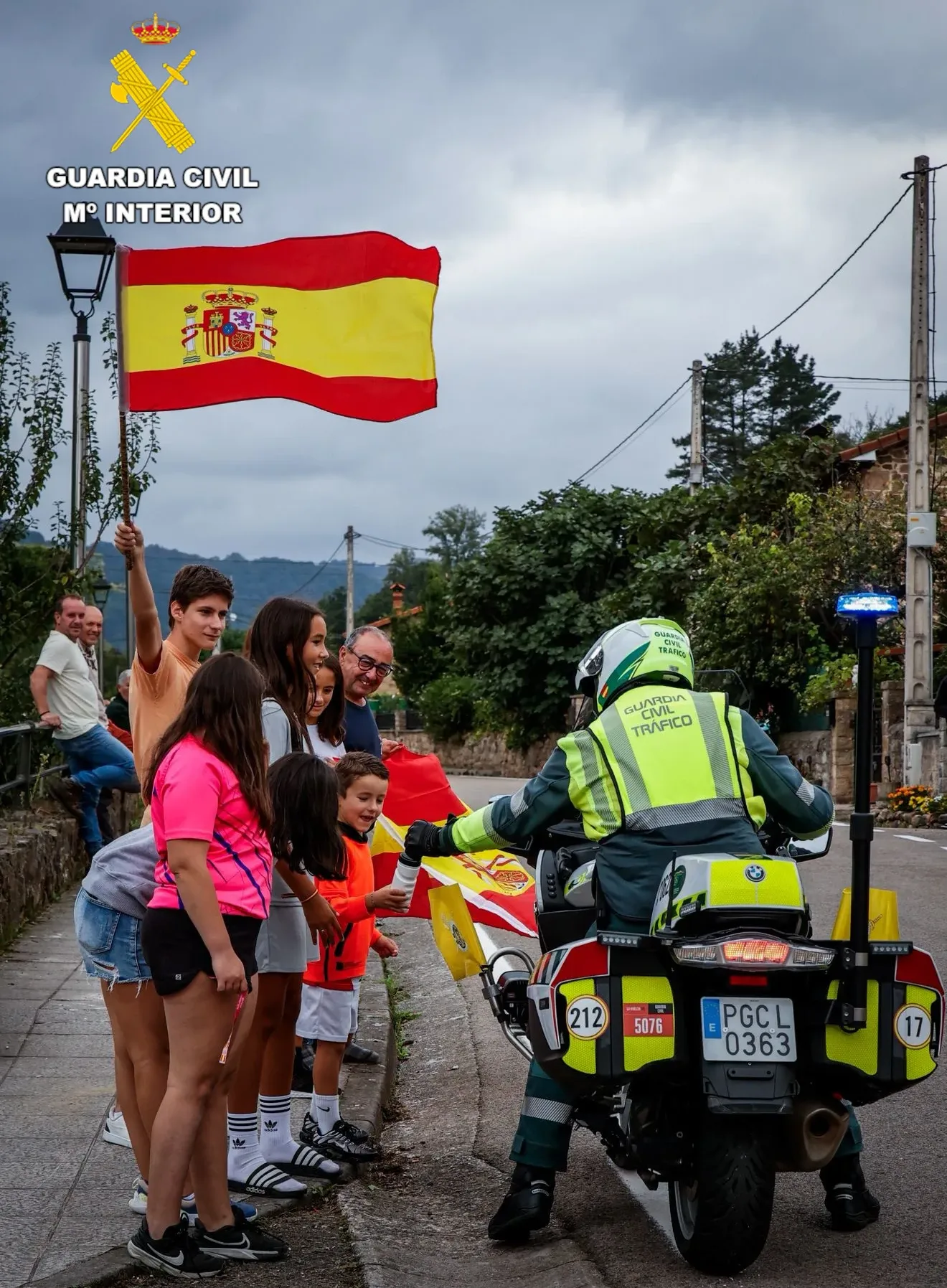La Unidad de Movilidad y Seguridad de la Guardia Civil 'Dámaso Guillén' para la Vuelta Ciclista a España 2025 recorre las carreteras de Salamanca