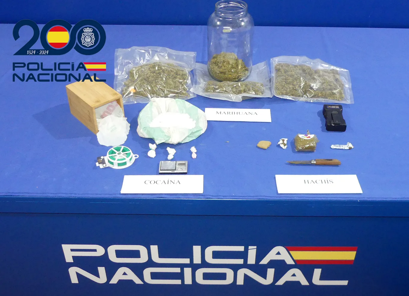 'Operación Pato': Dos varones detenidos tras la desarticulación en el barrio de los Alcaldes de un punto de venta al menudeo de sustancias estupefacientes