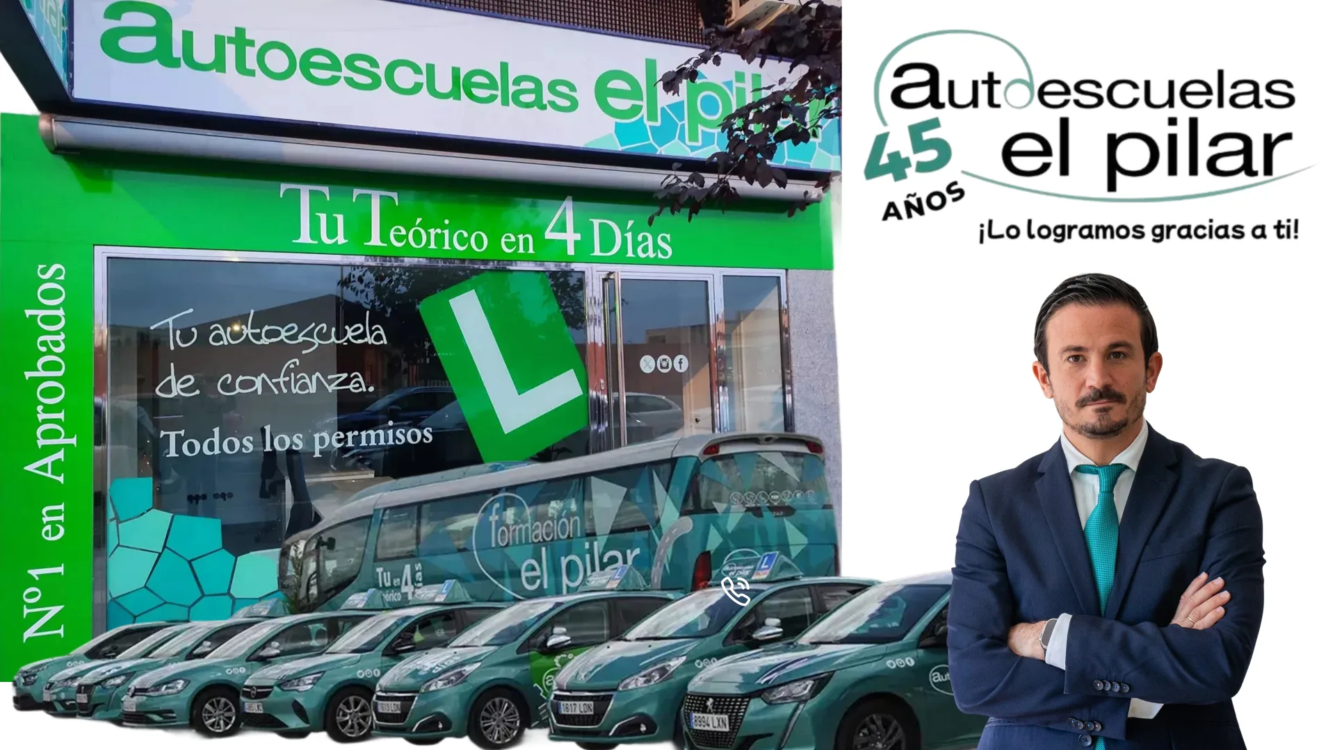 Autoescuelas El Pilar celebra 45 años formando a generaciones de salmantinos y homenajea a su fundador