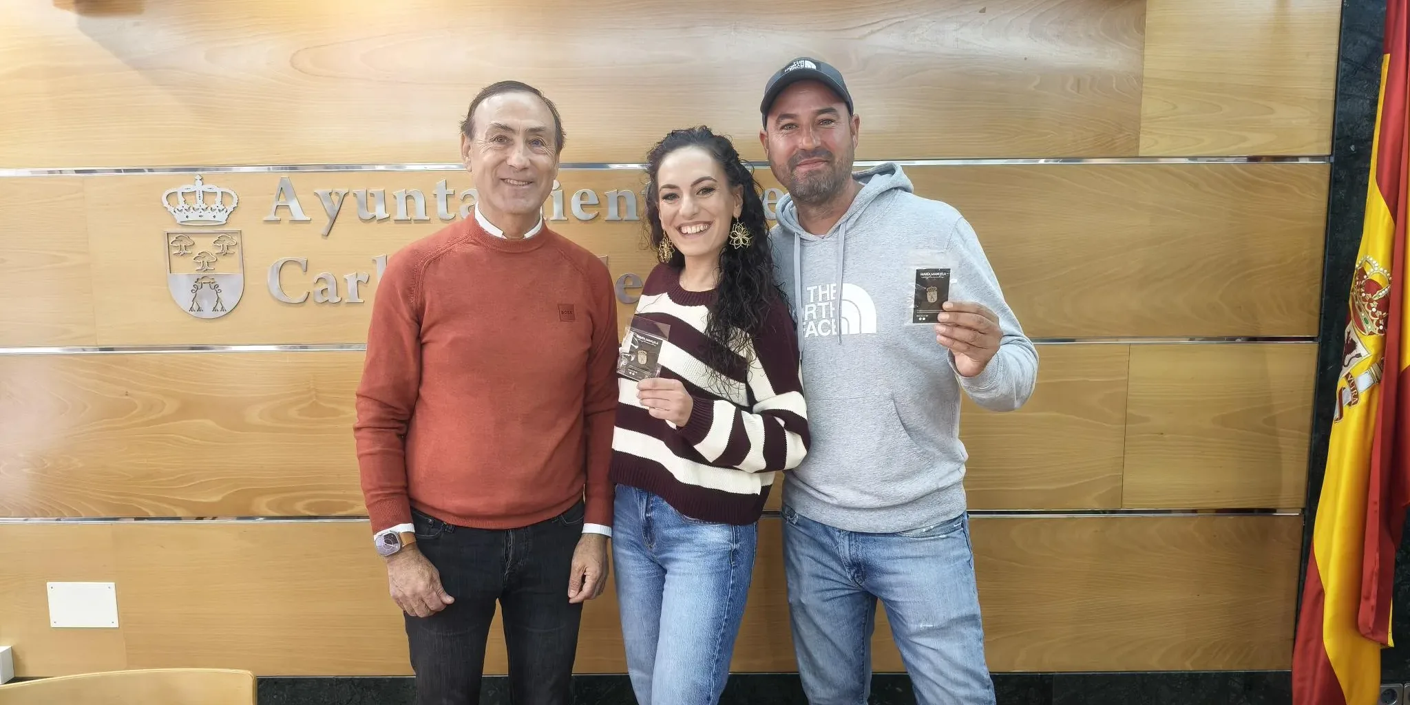 Homenaje a Chema Sánchez Bueno y Mireia Negra por llevar el nombre del municipio en el exterior