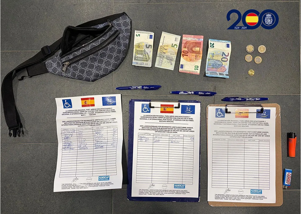Identifican a dos individuos que solicitaban recursos para una asociación inexistente de niños discapacitados