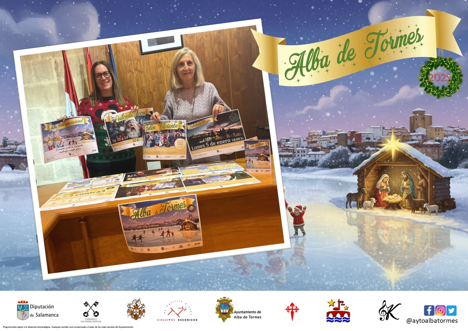 PROGRAMA | Alba de Tormes presenta una completa programación navideña con novedades y actividades para todas las edades