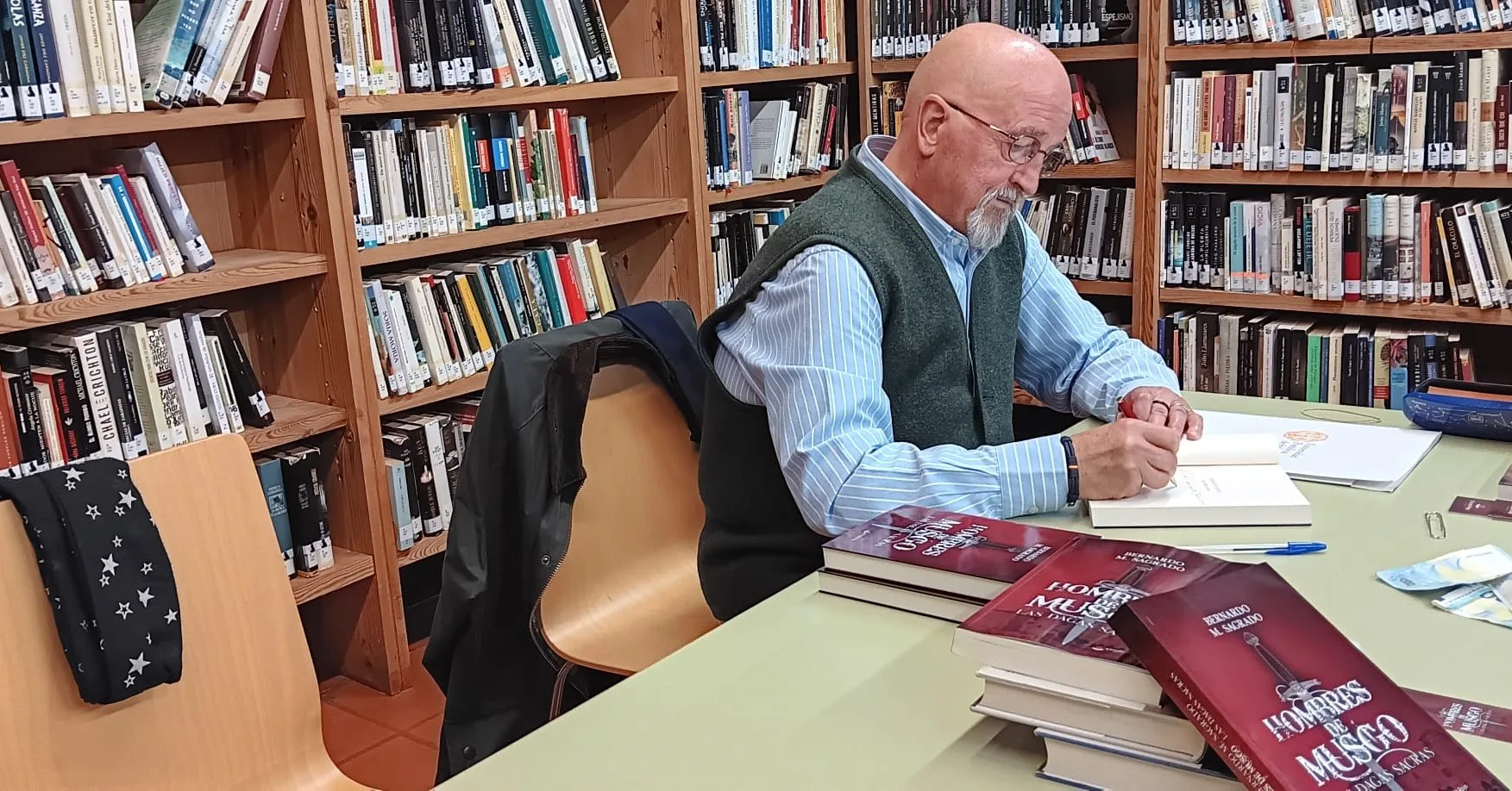 Encuentro literario con Bernardo M. Sagrado en el Taller Mirolibro de Ciudad Rodrigo