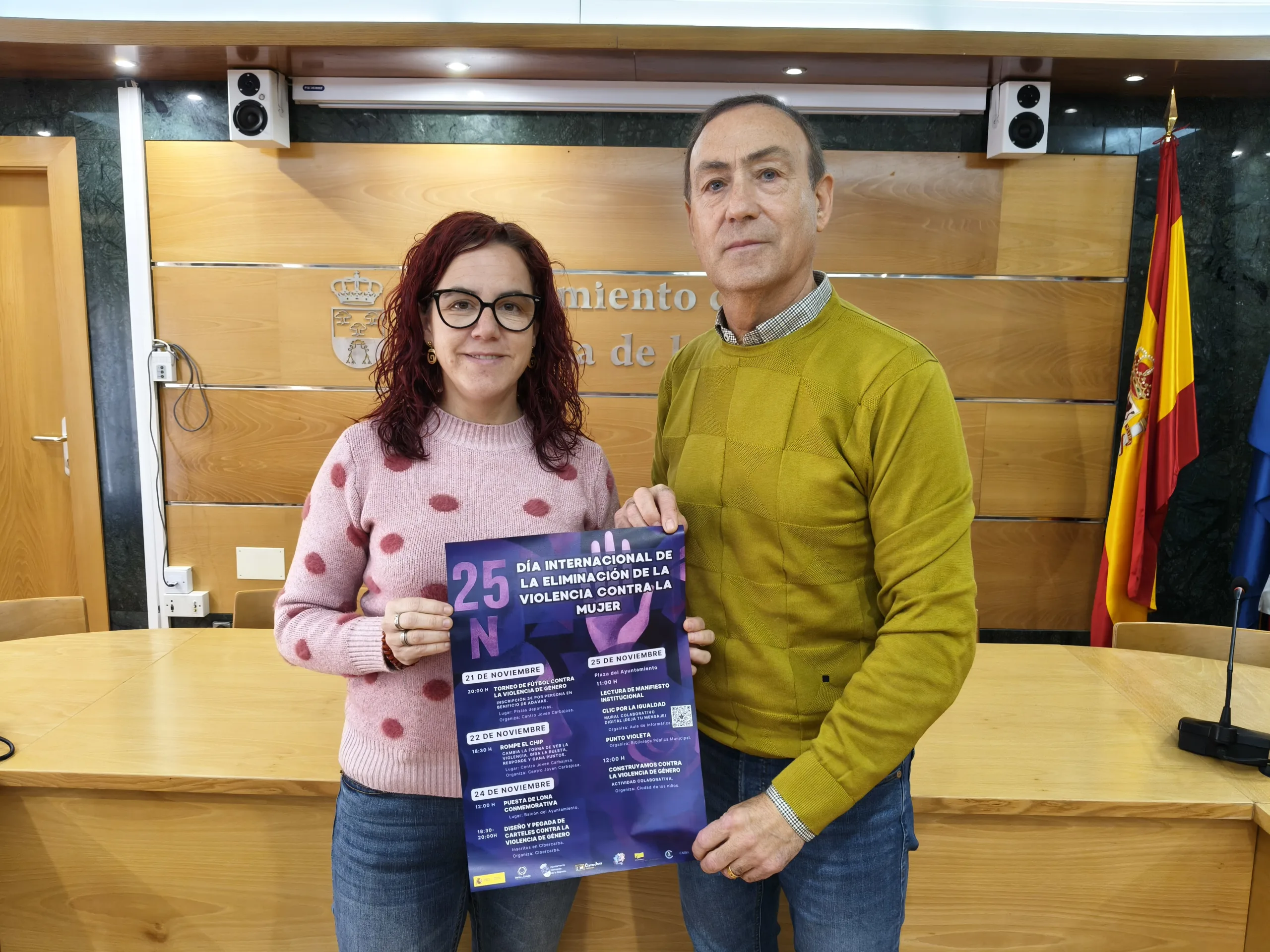 Carbajosa intensifica sus actividades contra la violencia de género con motivo del 25N