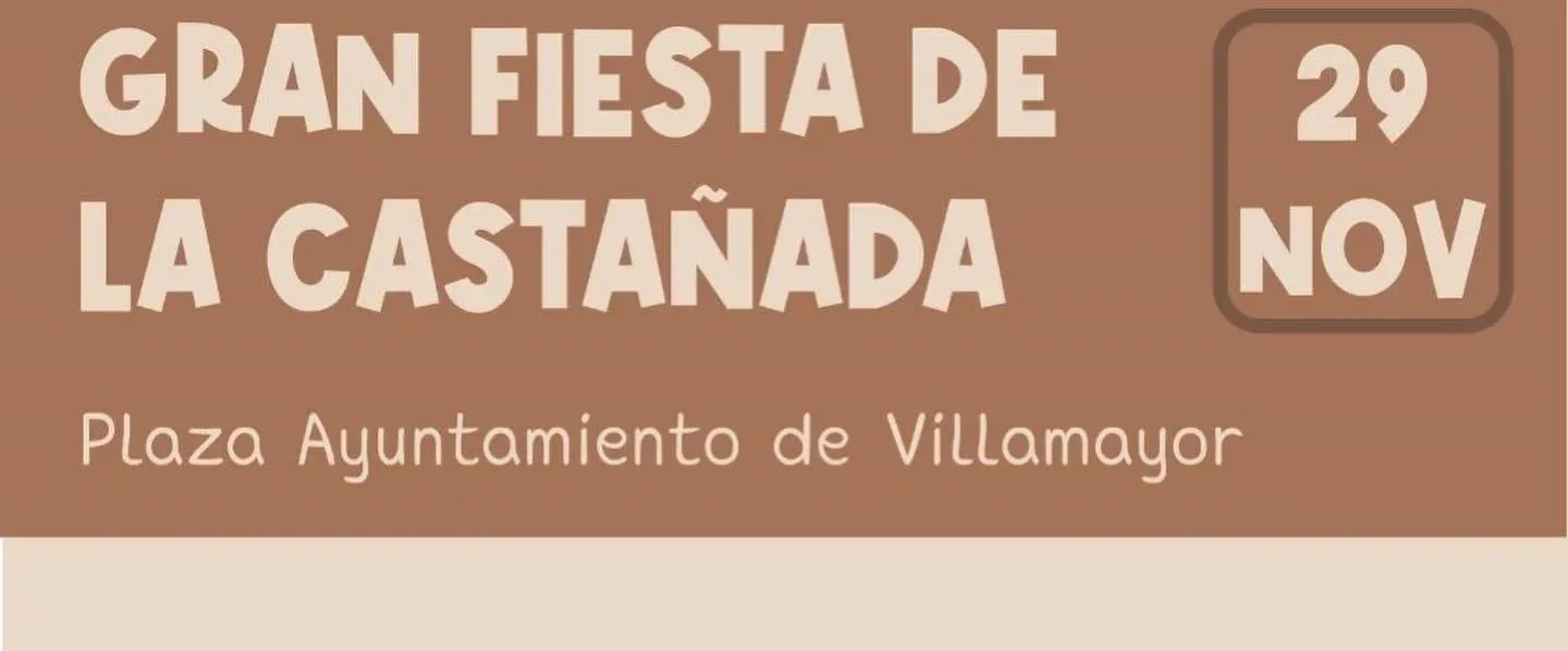 Villamayor celebra este sábado su Gran Fiesta de la Castañada con más de 250 kilos y una tarde llena de tradición