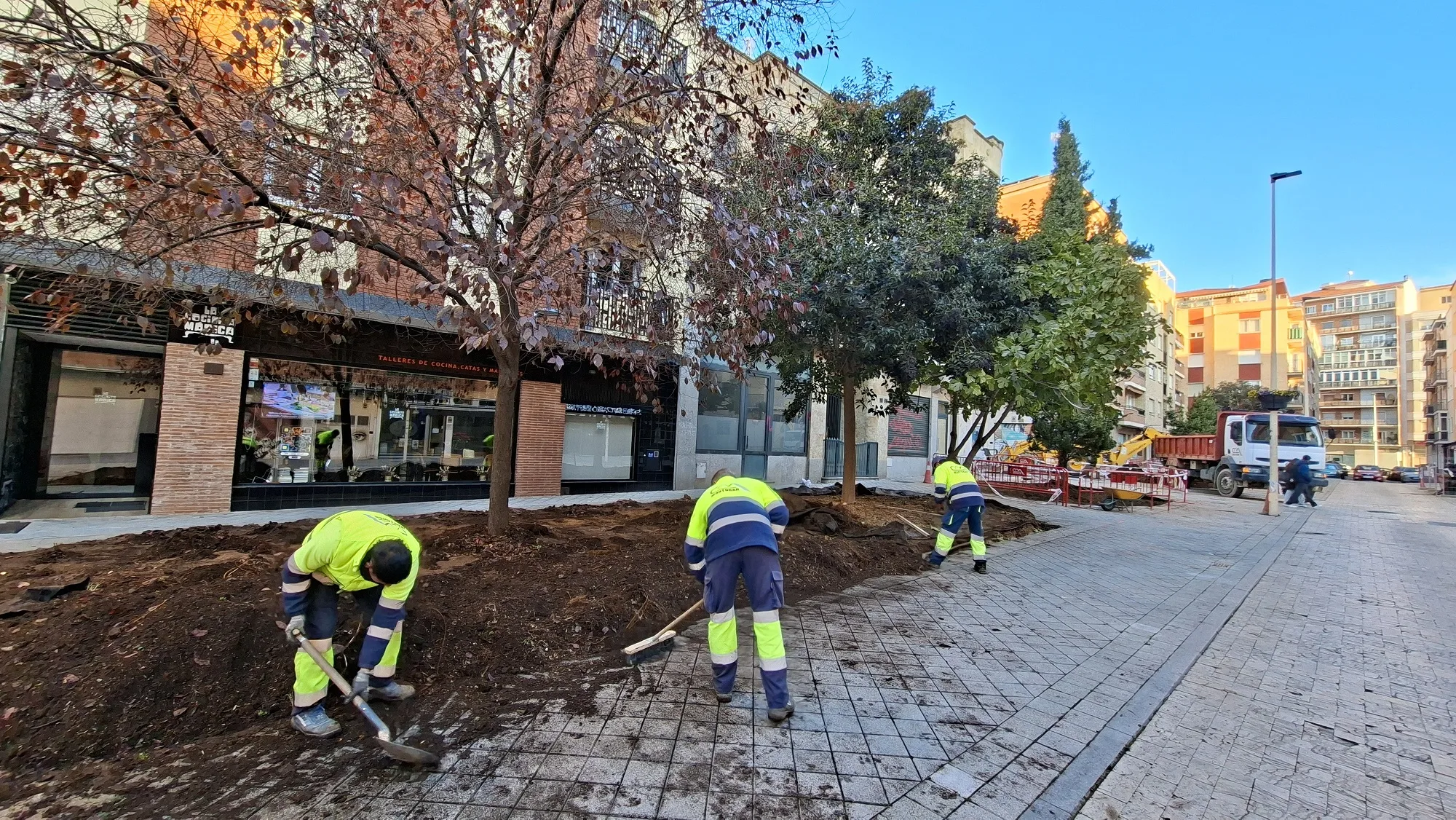 Salamanca inicia la ampliación de zonas verdes y la mejora de la accesibilidad en la calle Gütenberg del barrio del Oeste
