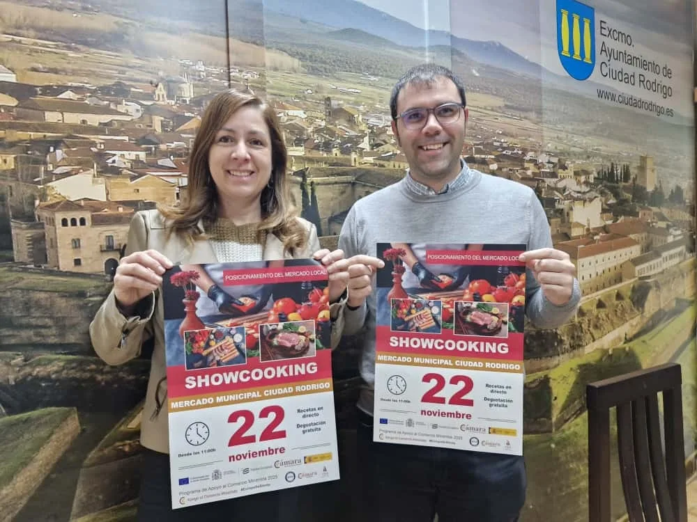 Showcooking en el Mercado Municipal de Abastos de Ciudad Rodrigo este sábado 22 de noviembre