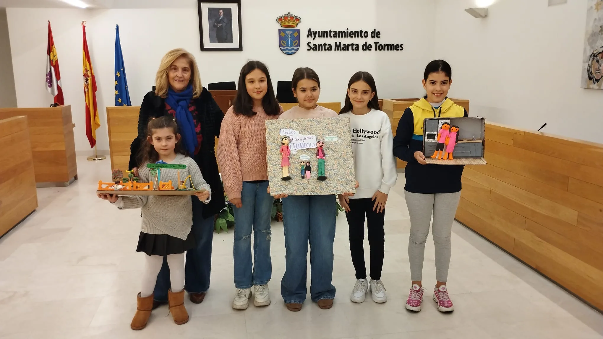 Santa Marta de Tormes entrega los premios del concurso “Pequeños Talentos por la Igualdad” con motivo del 25N