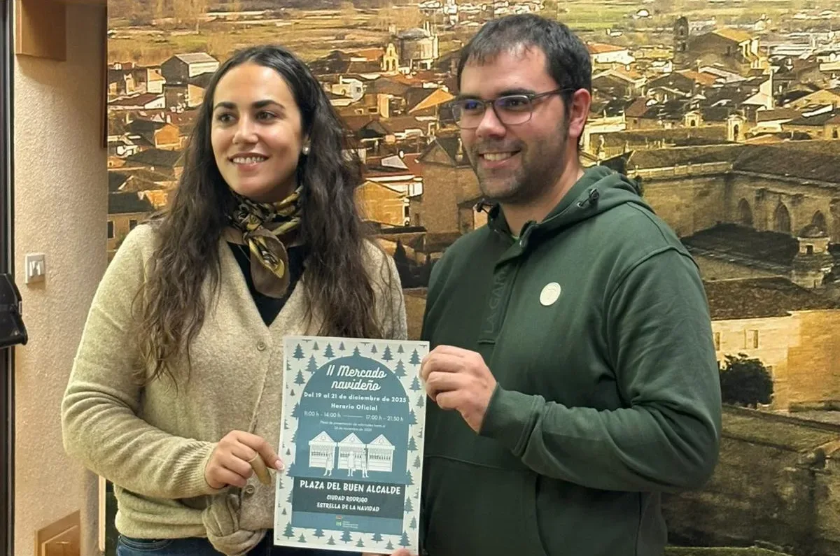 Veinticuatro puestos formarán el II Mercado Navideño de Ciudad Rodrigo en 2025
