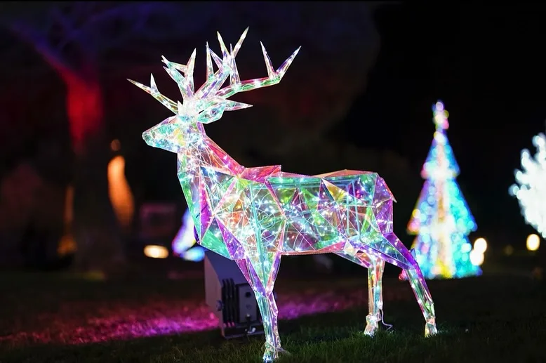 Un jardín polar sorprende esta Navidad en 'Santo Domingo'