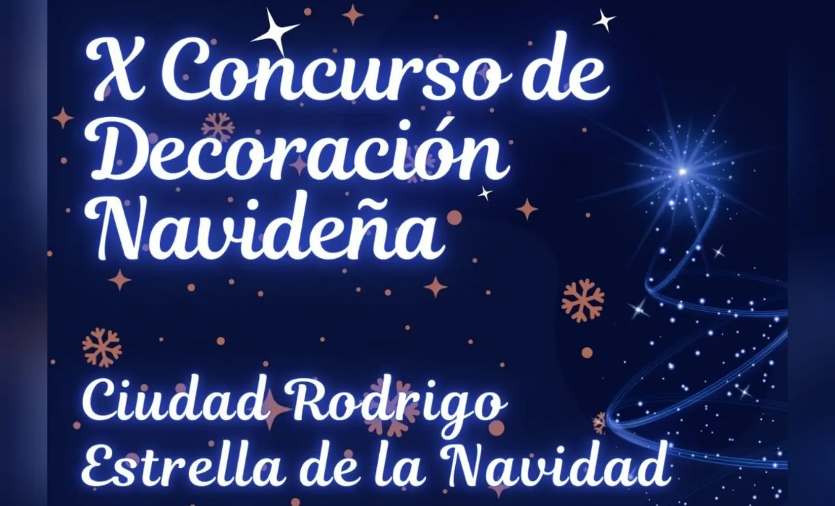 Arranca en Ciudad Rodrigo el X Concurso de Decoración Navideña con 13 zonas comerciales participantes