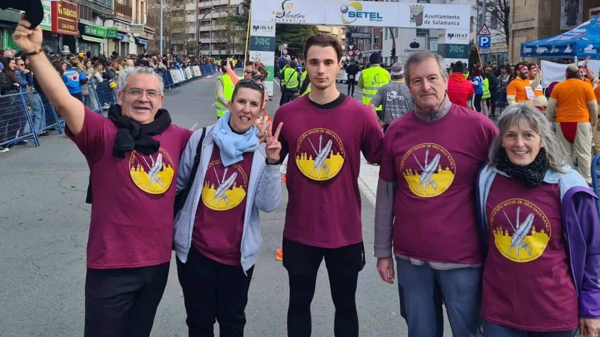 La Asociación Amigos del Siglo de Oro de Salamanca participa en la San Silvestre