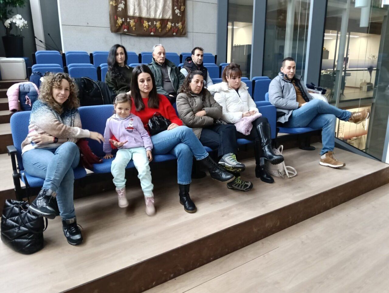 Asistentes en la primera reunión del Consejo de la Ciudad de los Niños y las Niñas en Guijuelo