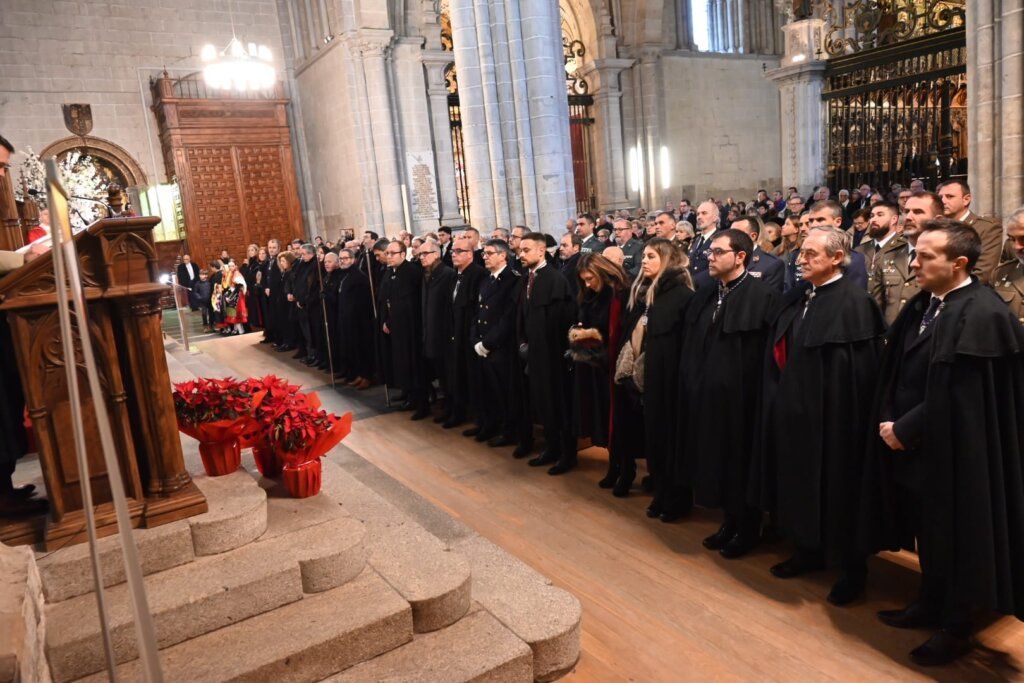Ceremonia en la Catedral de Santa María durante la festividad de San Sebastián