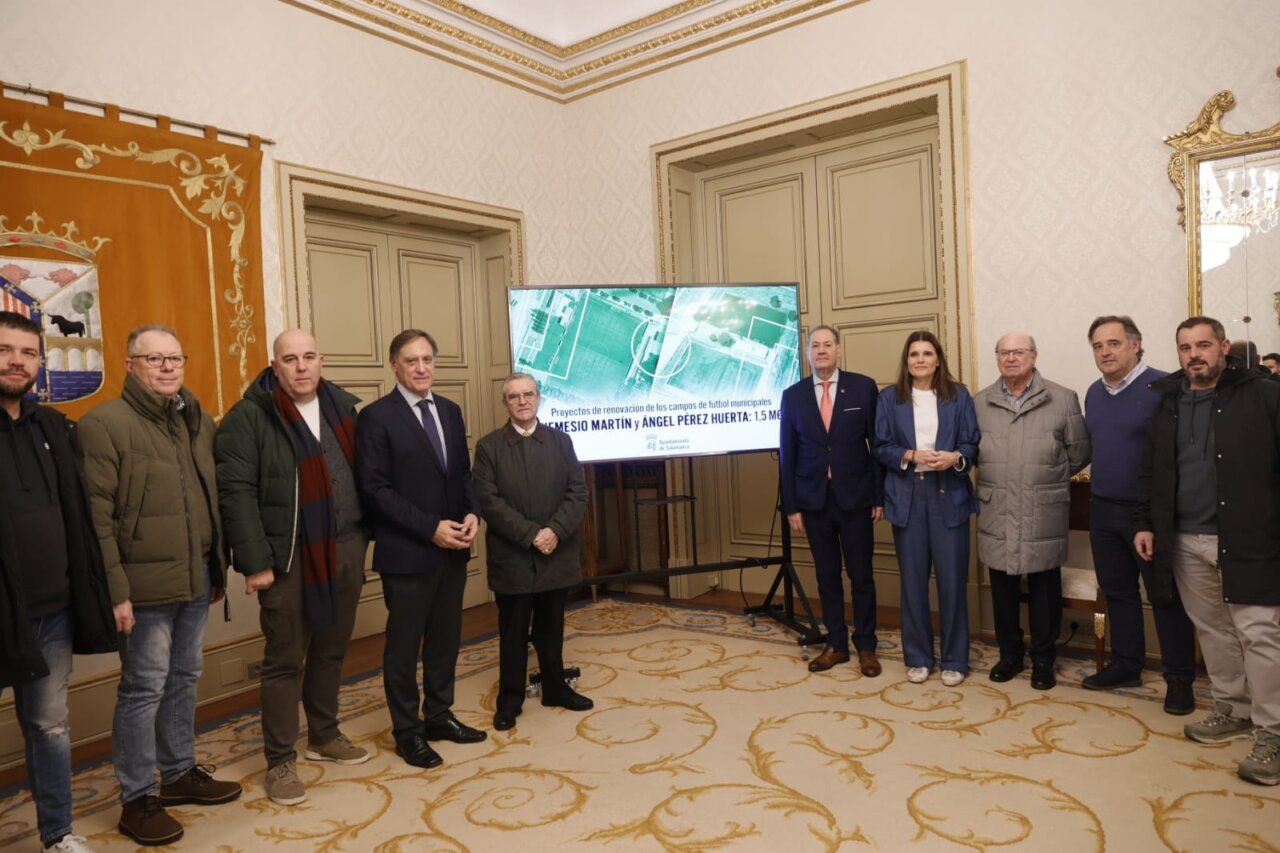 El Ayuntamiento de Salamanca invertirá 1,5 millones de euros en la renovación de los campos de fútbol Nemesio Martín ‘Neme’ y Ángel Pérez Huerta