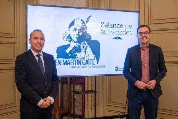 Presentación del balance de actividades del centenario de Carmen Martín Gaite en Salamanca
